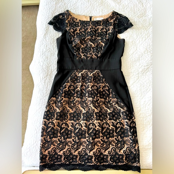 NWOT Jessica Simpson black cocktail dress. Size 4. - Picture 1 of 6